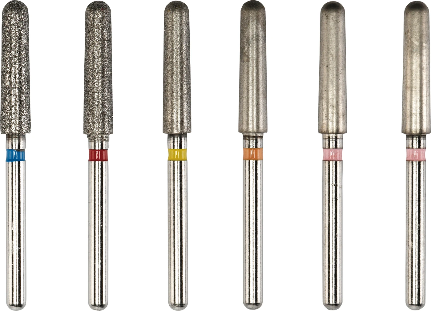 Circone FG Diamanten Set 6 Stück Größe 1 (blau, rot, gelb, orange, 2 x rosa)