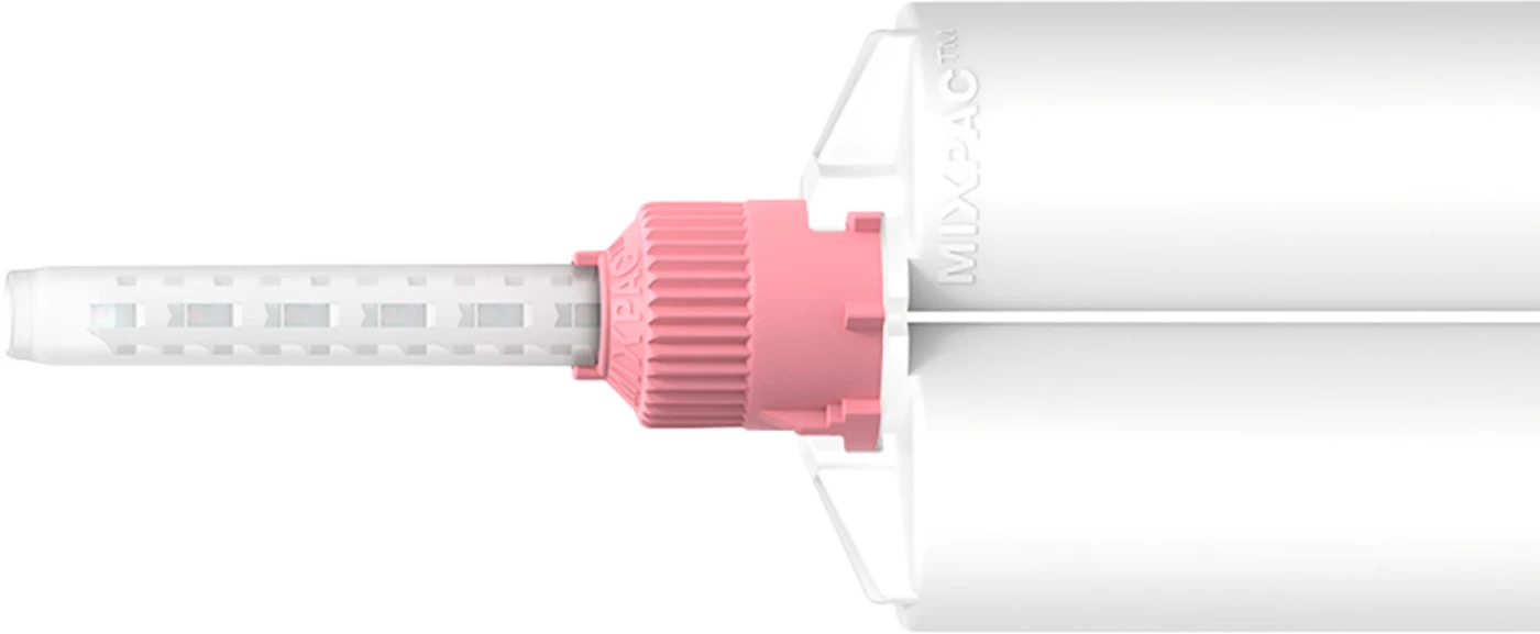 T-Mixer™ Mischkanülen Beutel 50 Stück Auslass: D, L: 59,4 mm, rosa, 1:1, 2:1