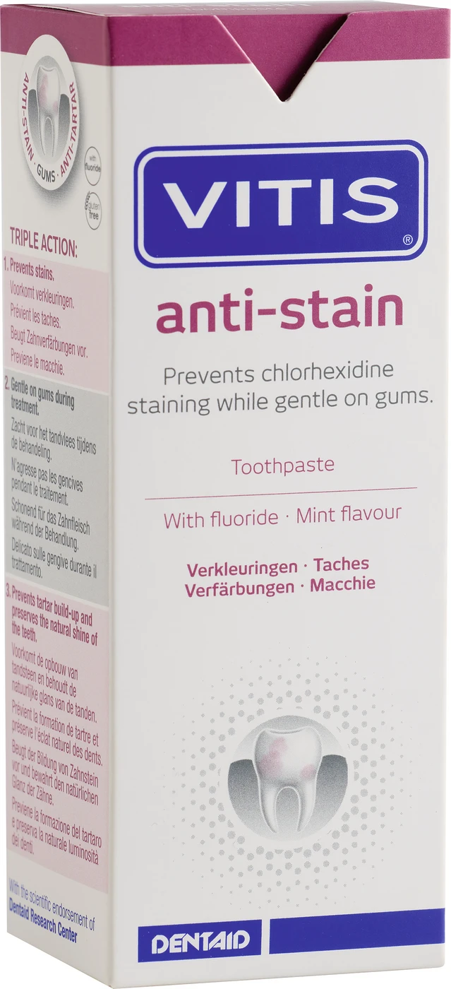 VITIS® anti-stain Zahnpasta Tube 50 ml