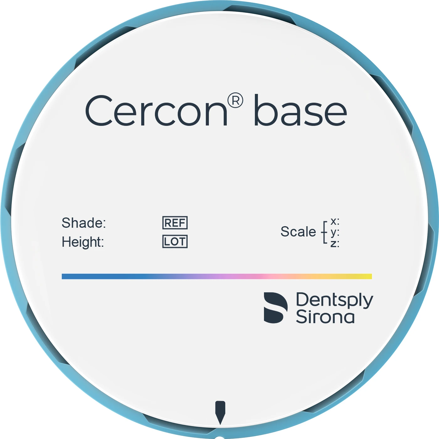 Cercon® Base Stück Ø 98 mm, H 25 mm, white Cercon® Base Stück Ø 98 mm, H 25 mm, white