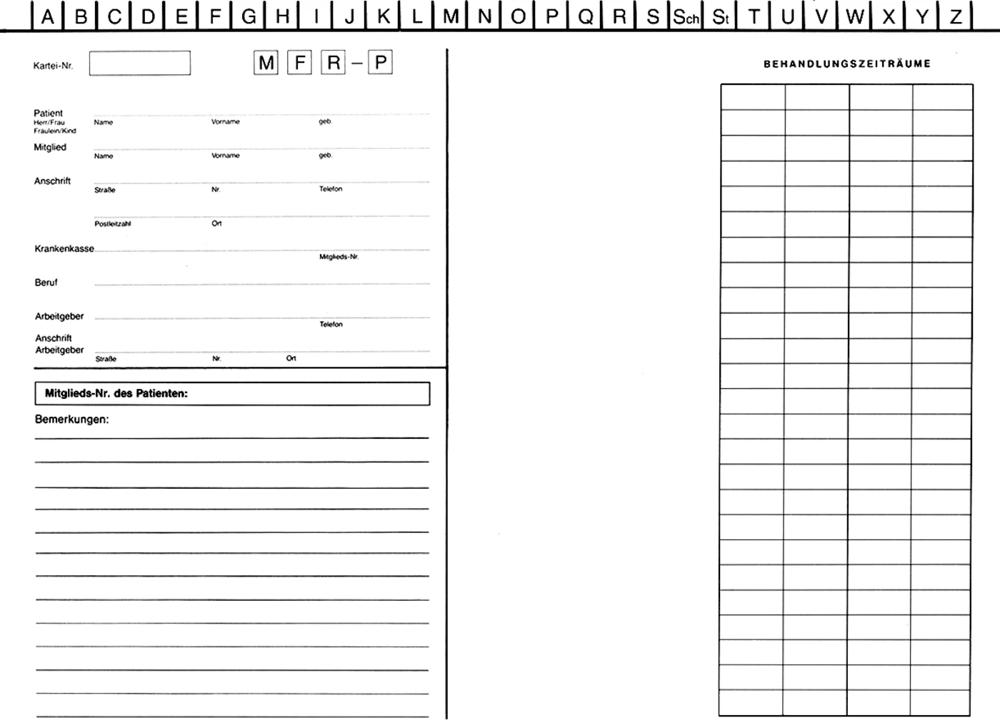 System Karteikarte A4 Karton 150 Stück