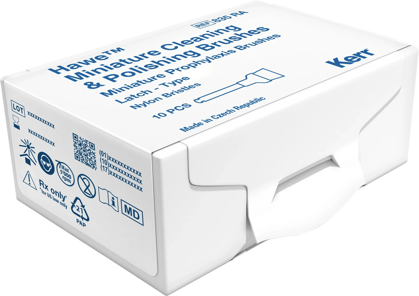 Hawe™ Miniature Packung 10 Stück mit Nylonborsten, RA