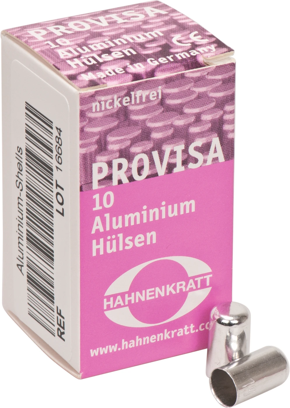 PROVISA Schutzhülsen Aluminium Packung 10 Stück 1