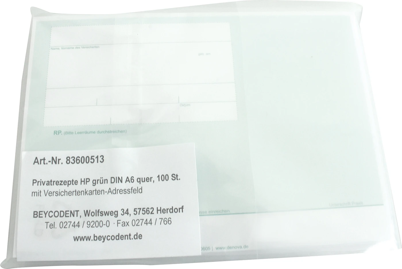 Privatrezepte HP Packung 100 Stück