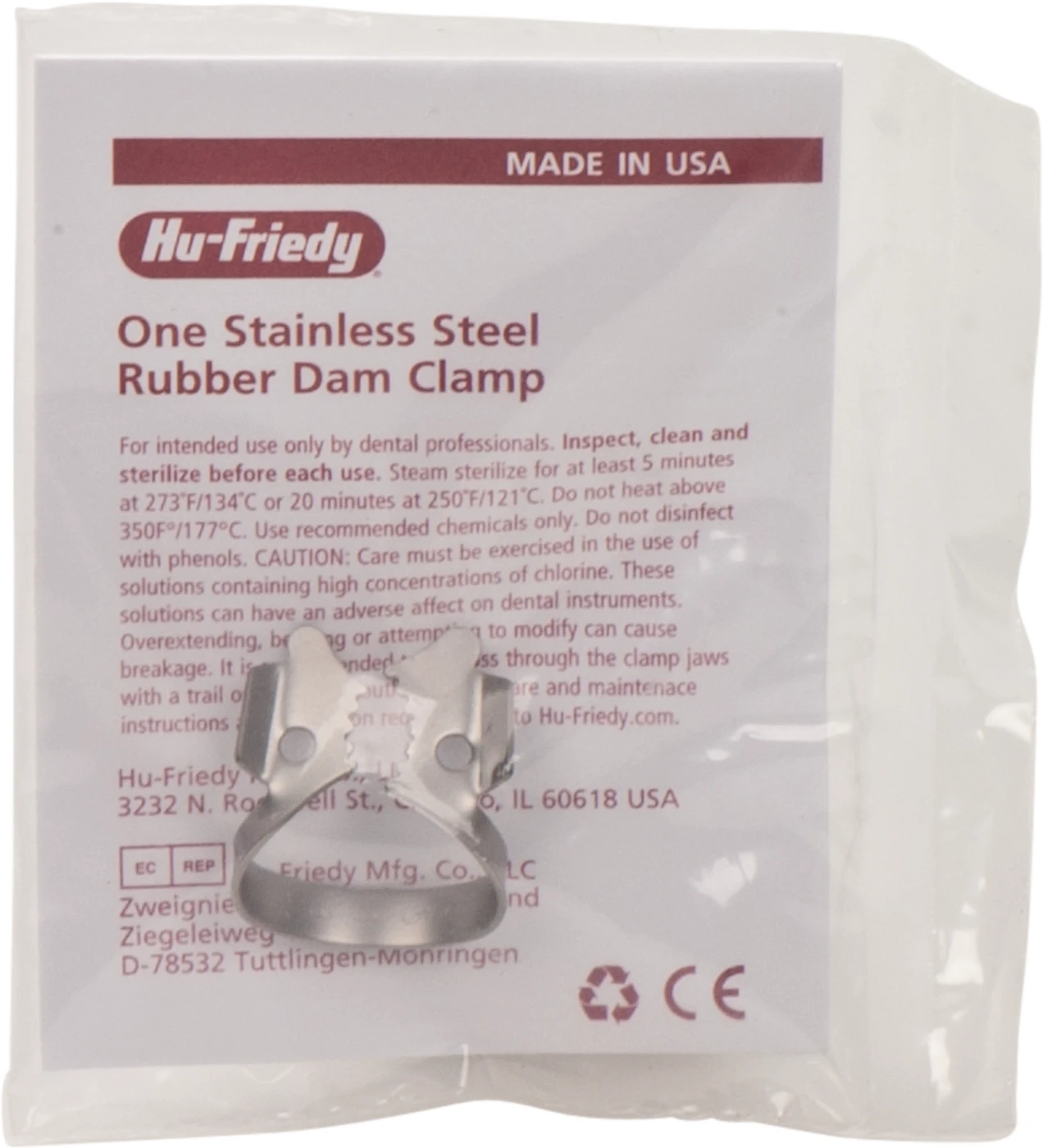 Kofferdam-Klammern Stück UK mit 13A Klammerpaar, gezacktes Klammermaul RDCM13A