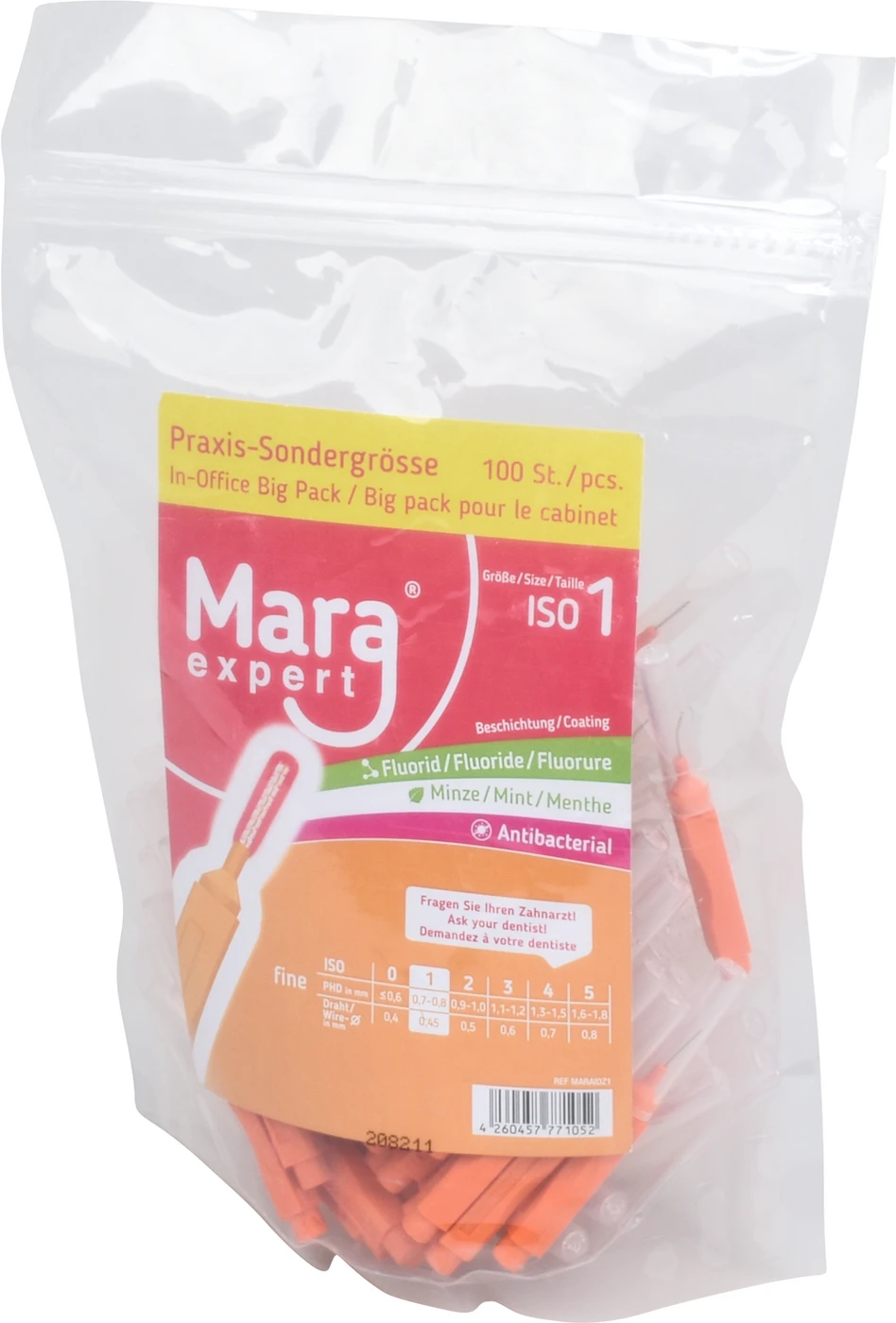 Mara expert Premium Line Packung 100 Stück orange, fein, Ø 0,45 mm