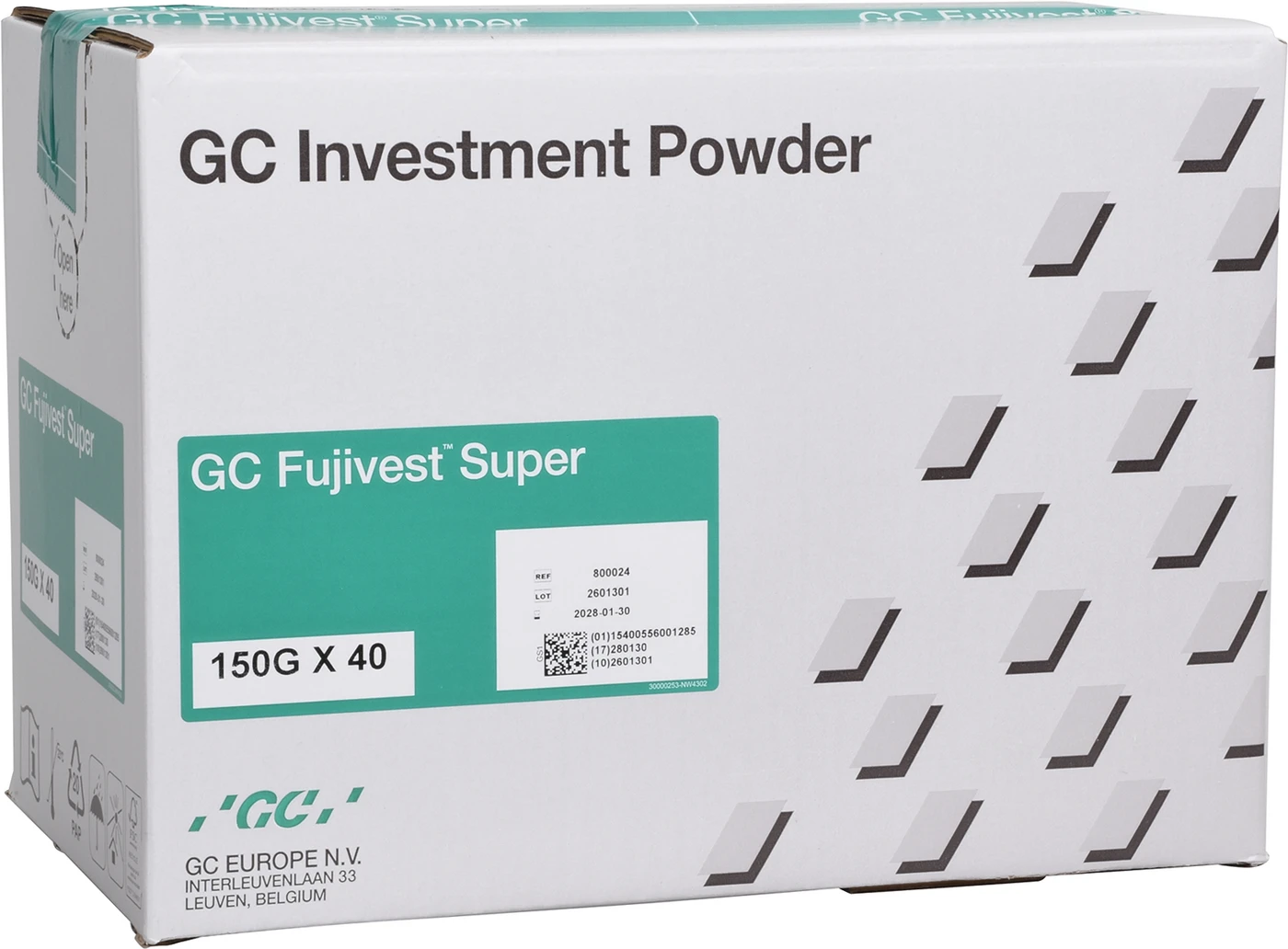 GC Fujivest Super® Karton 40 x 150 g Beutel 