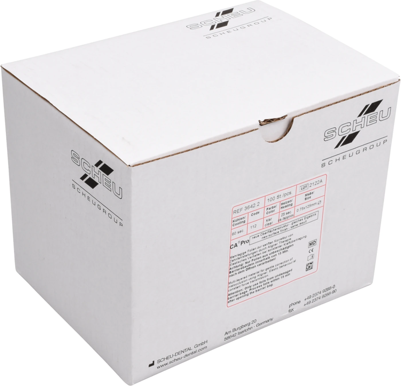 CA® Pro Packung 100 Stück 0,75 x 125 mm
