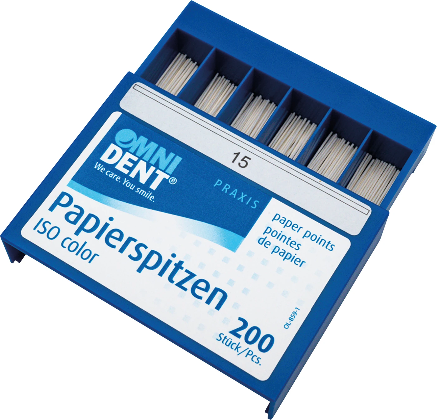 Papierspitzen Packung 200 Stück ISO 015