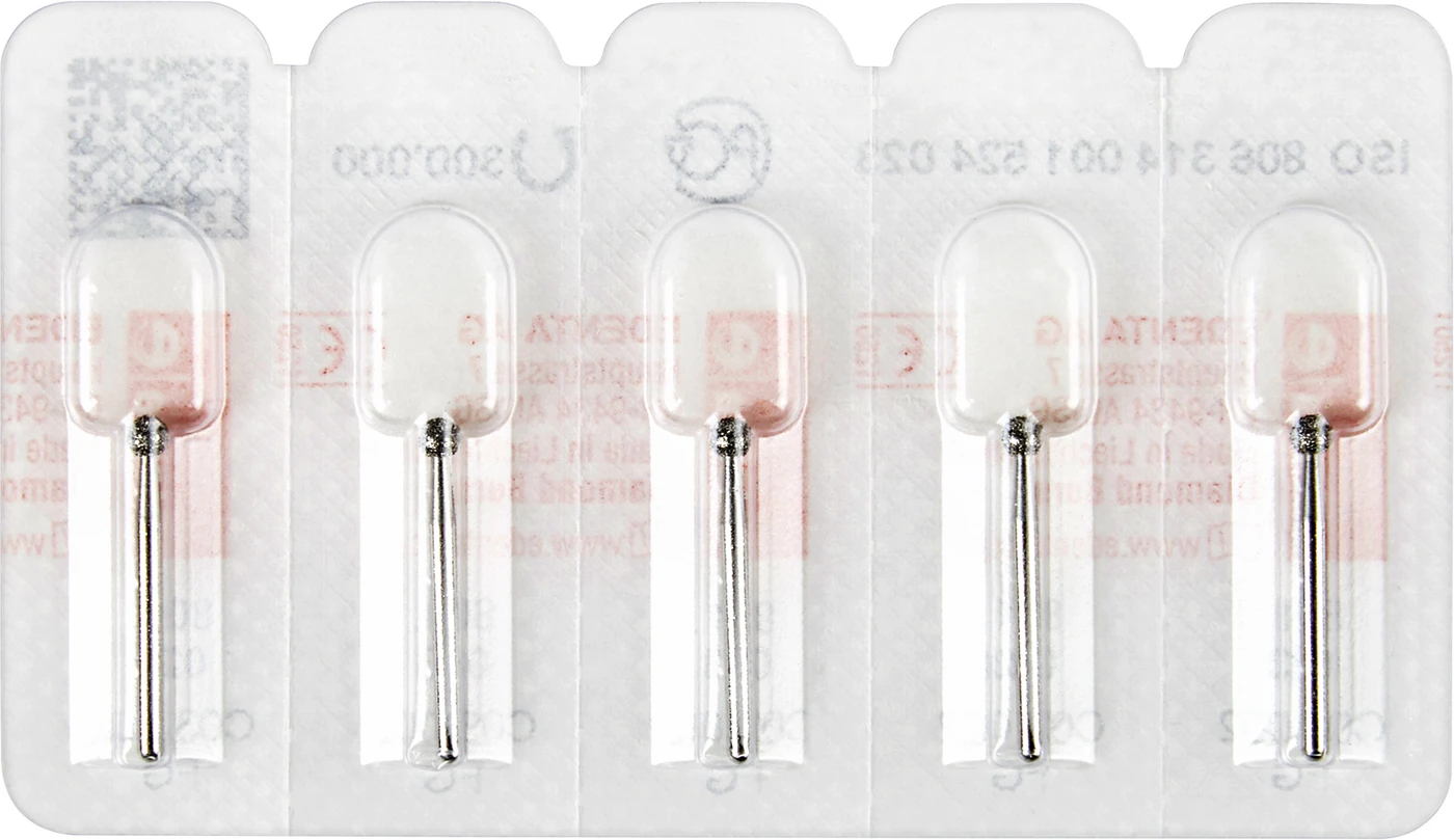 Diamanten 801 Packung 5 Stück Standard, FG, Figur 001 Kugel, ISO 023