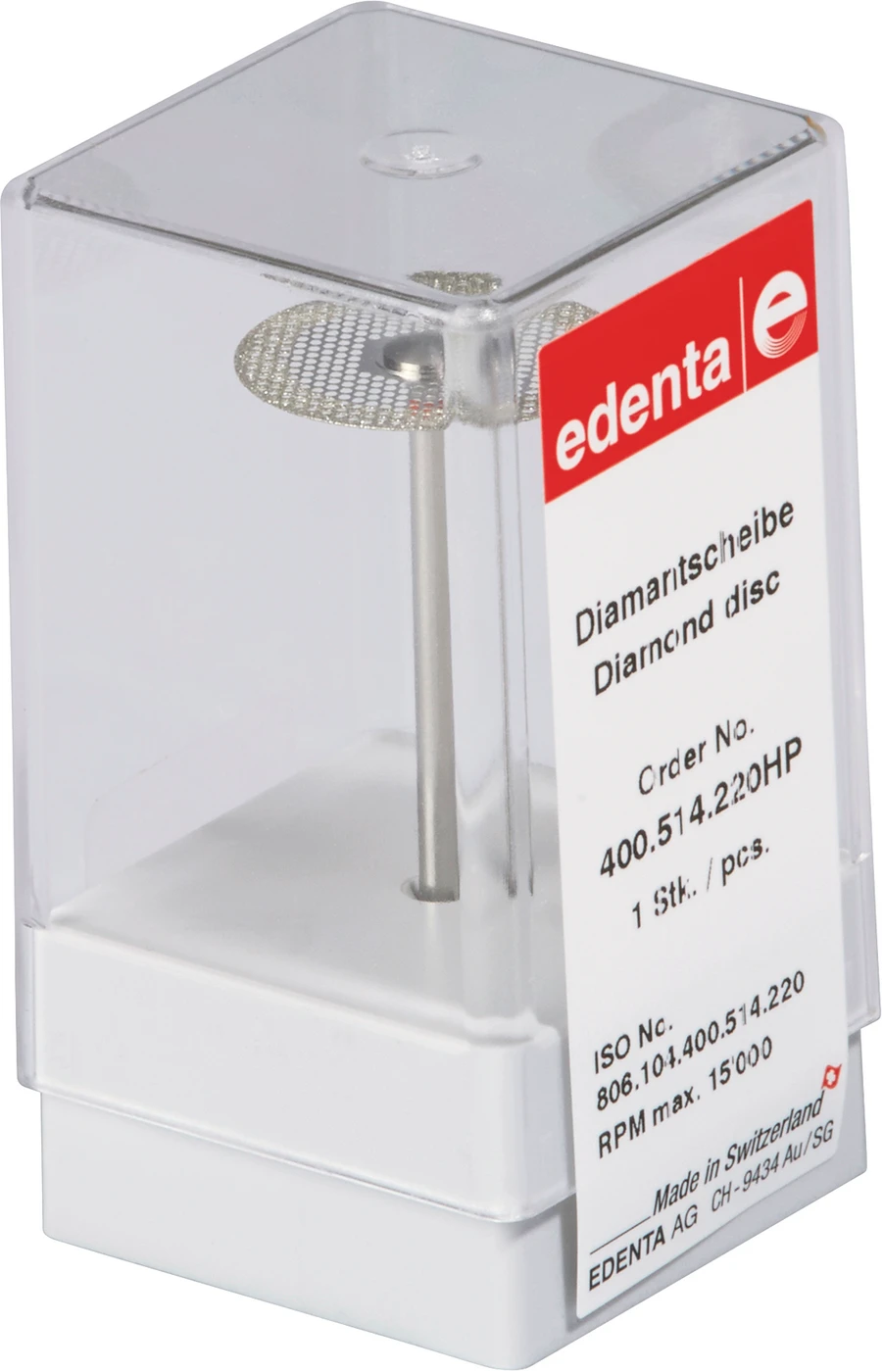 Diamant-Netzscheibe 400 Stück rot fein, HP, Figur 400, 0,15 mm, ISO 220