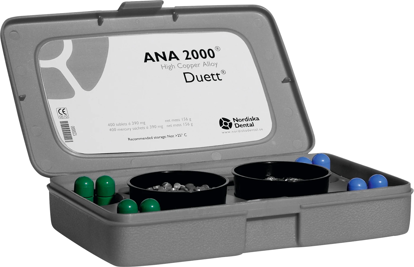 ANA 2000® Duett® Packung 400 x 390 mg Tablet, 2 x 4 Caps (No. 1 green, No. 2 blue)