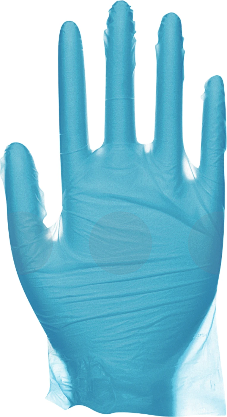 Unicare Blue TPE Packung 200 Stück puderfrei, blau, Größe S