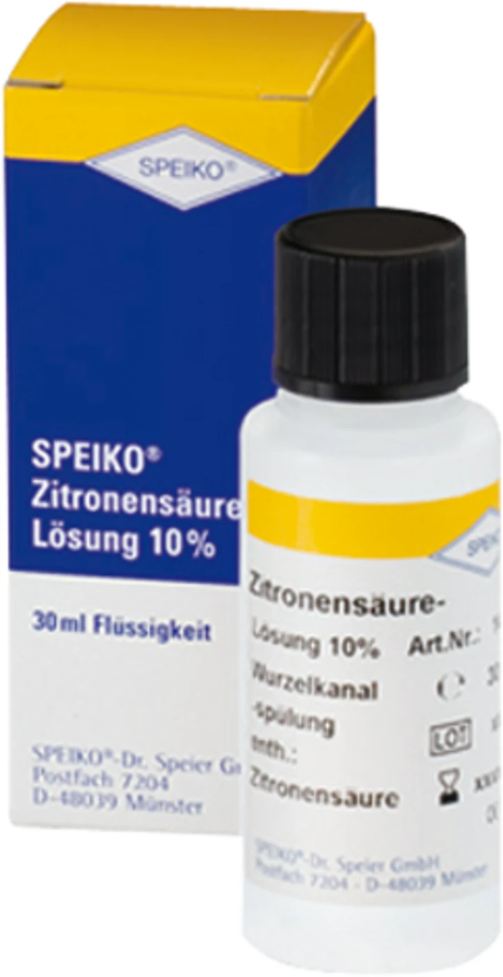 SPEIKO® Zitronensäure-Lösung 10% Flasche 30 ml Lösung mit Easy-Quick Entnahmesystem