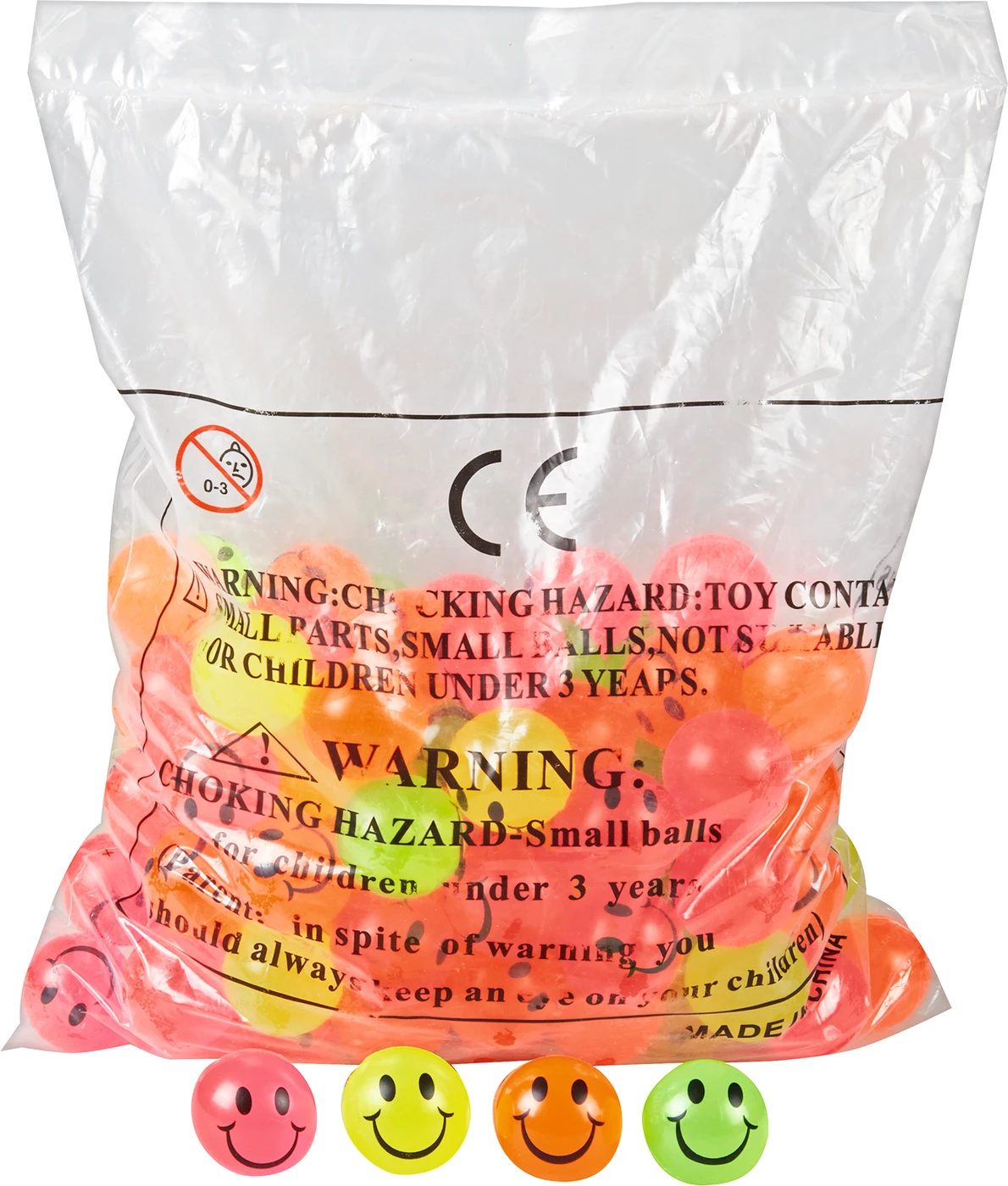 Smile-Flummis Beutel 100 Stück