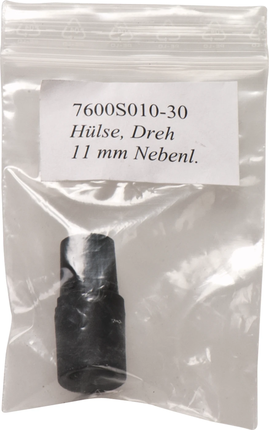 Drehhülse Stück schwarz Ø 11 mm