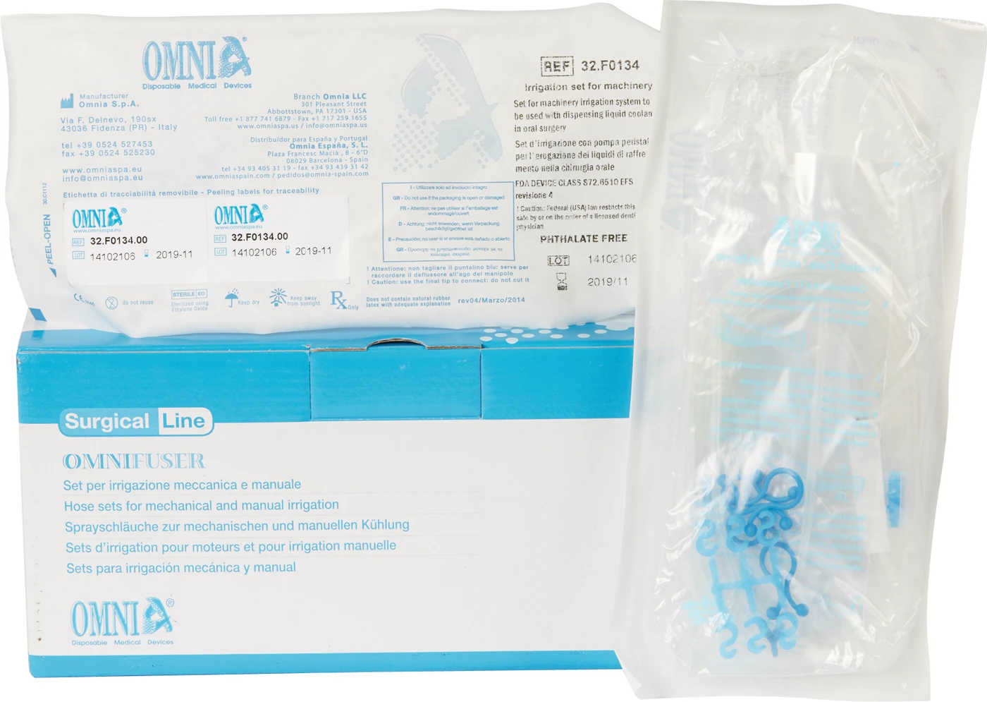 Sprayschlauchsysteme Packung 10 Stück 32.F0134.00