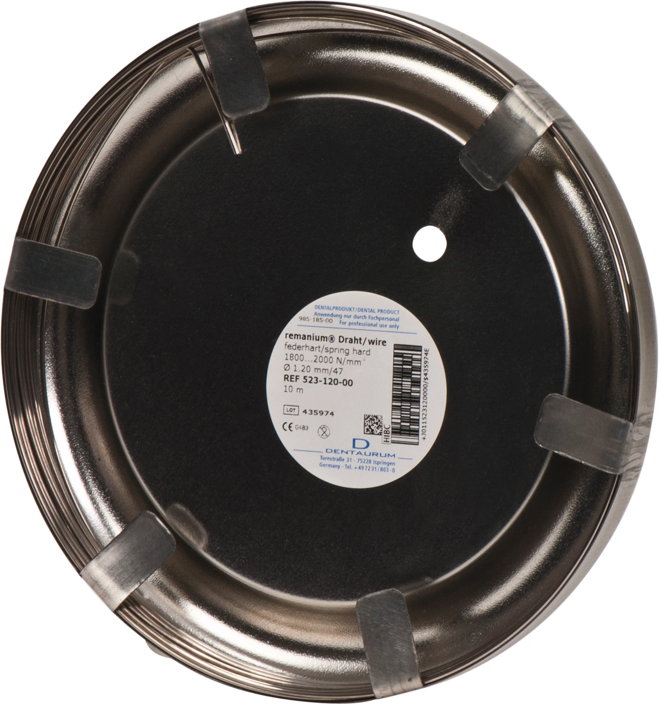 remanium® Draht Laborrolle rund, federhart, Ø 1,20 mm