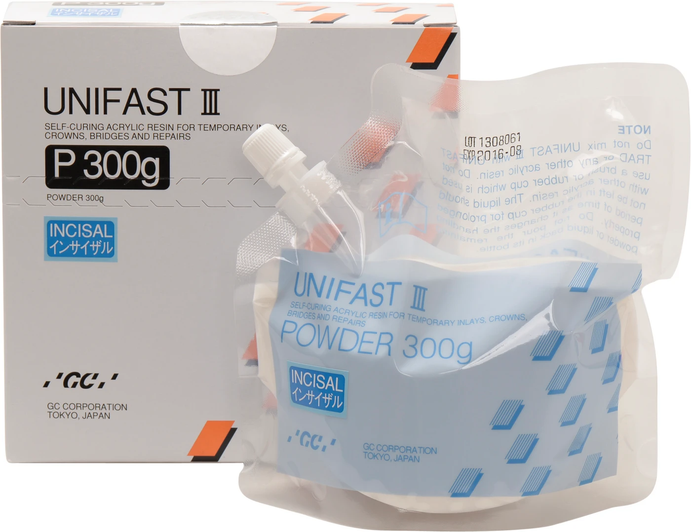 GC UNIFAST III Nachfüllpackung 300 g Pulver incisal