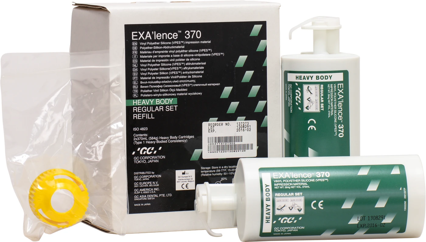 GC EXA'lence™ 370 Refill Packung 2 x 370 ml Kartusche Heavy Body Regular