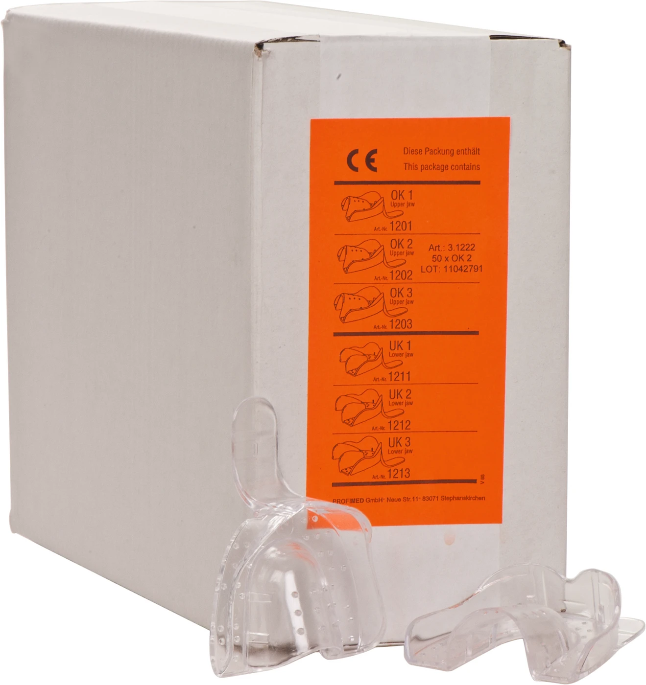 OPTI-TRAY Packung 50 Stück OK, Gr. 2 OPTI-TRAY Packung 50 Stück OK, Gr. 2