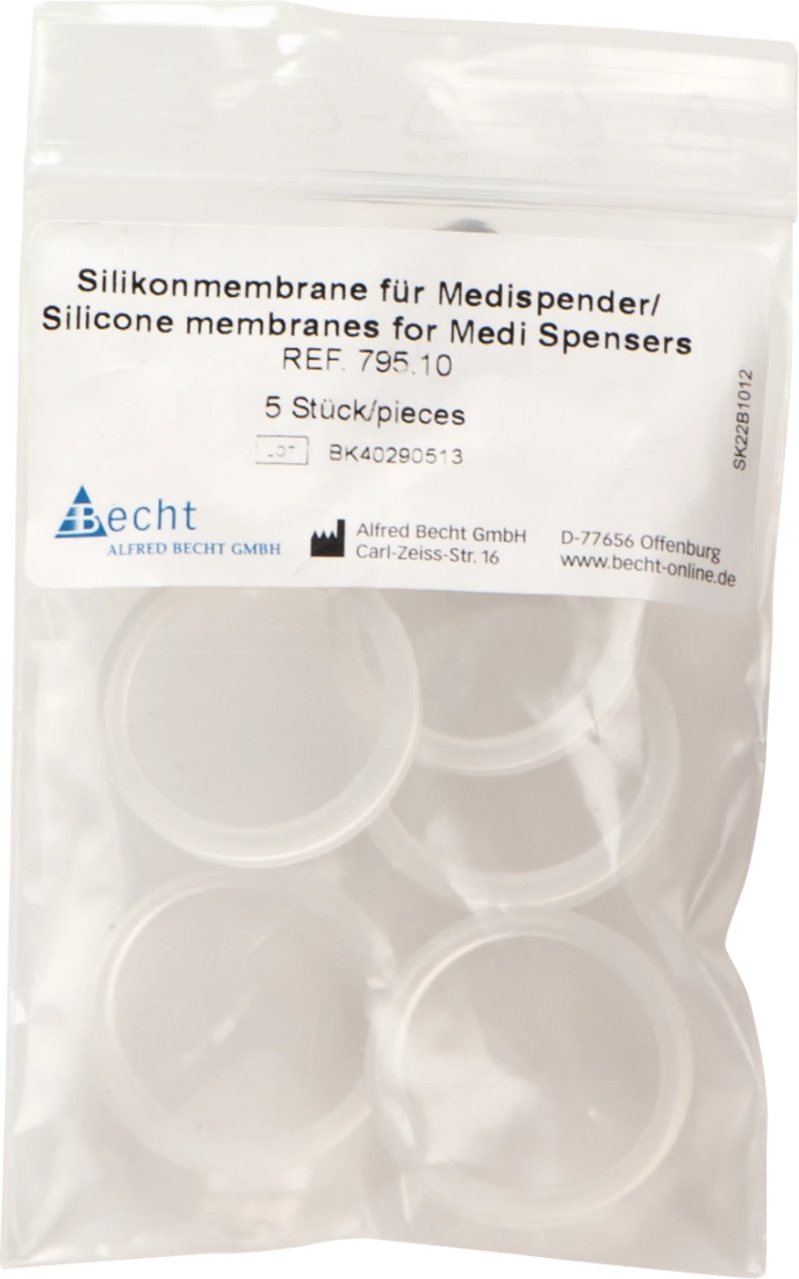 Silikon-Membrane Packung 5 Stück