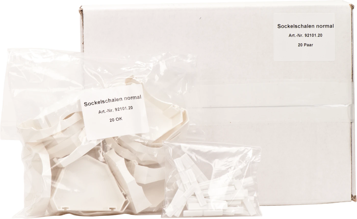 KFO Sockelschalen Packung 20 Paar normal