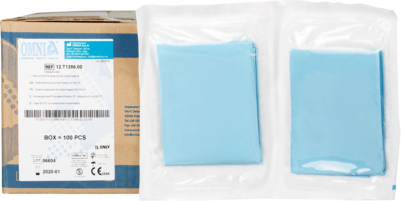 OP Abdecktuch Packung 100 Stück 50 x 75 cm
