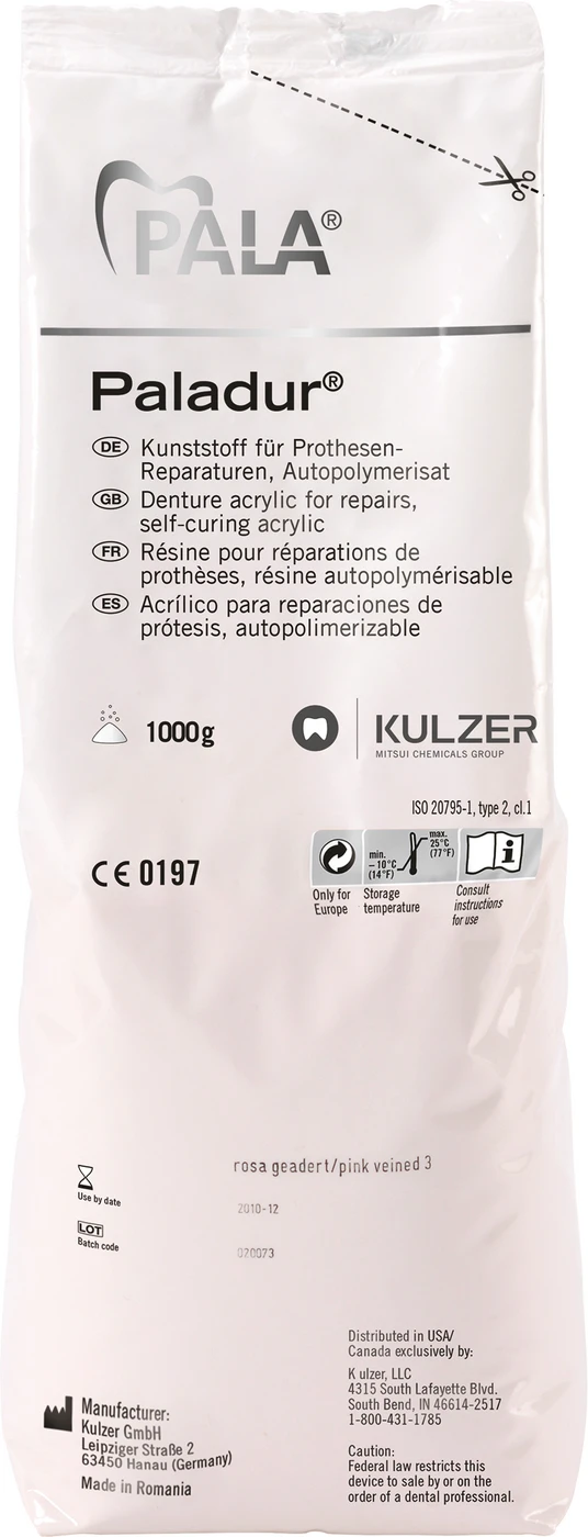 Paladur® Packung 1 kg Beutel Pulver farblos