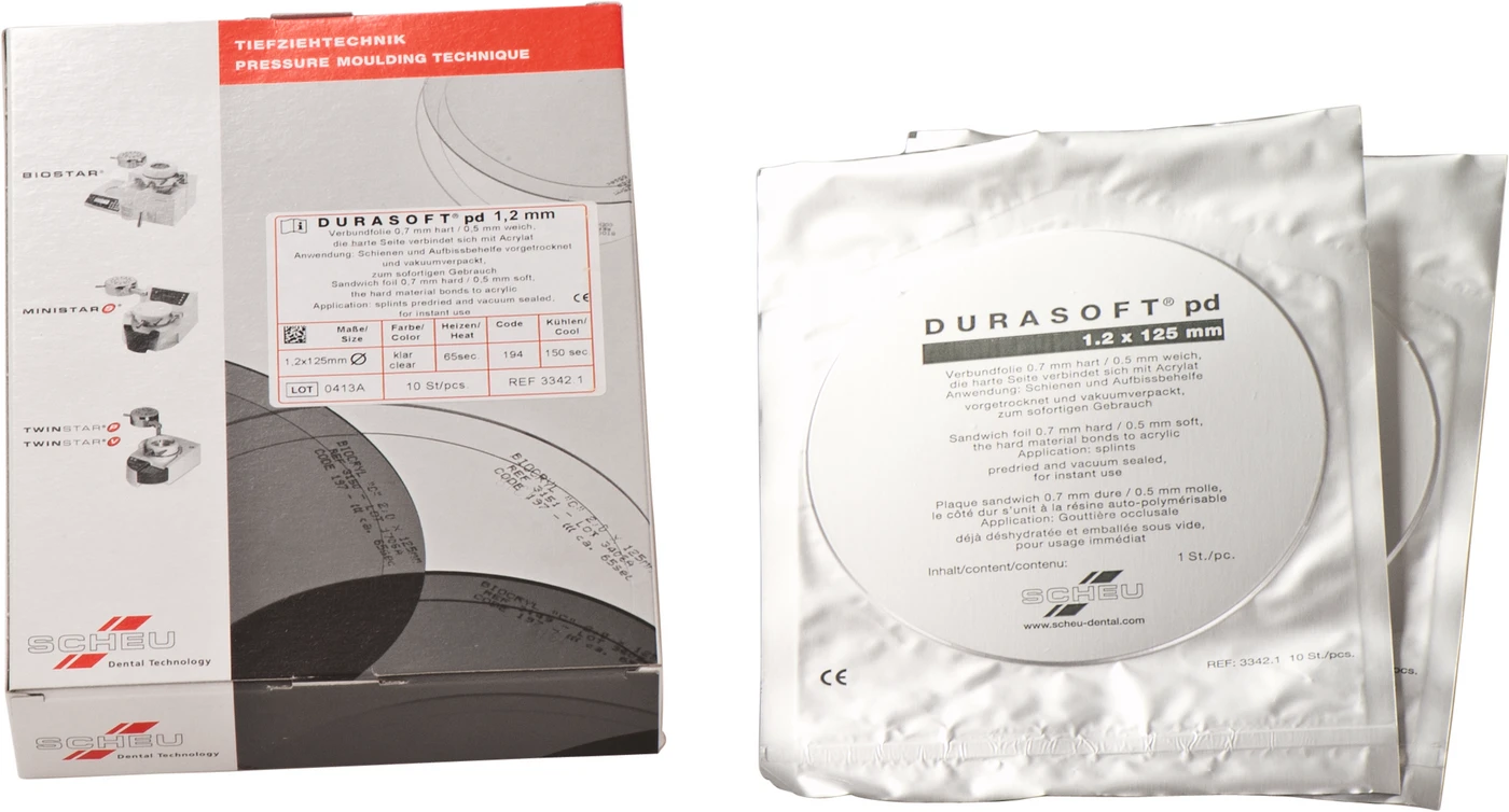 DURASOFT® pd Packung 10 Stück Ø 125 mm, Stärke 1,2 mm