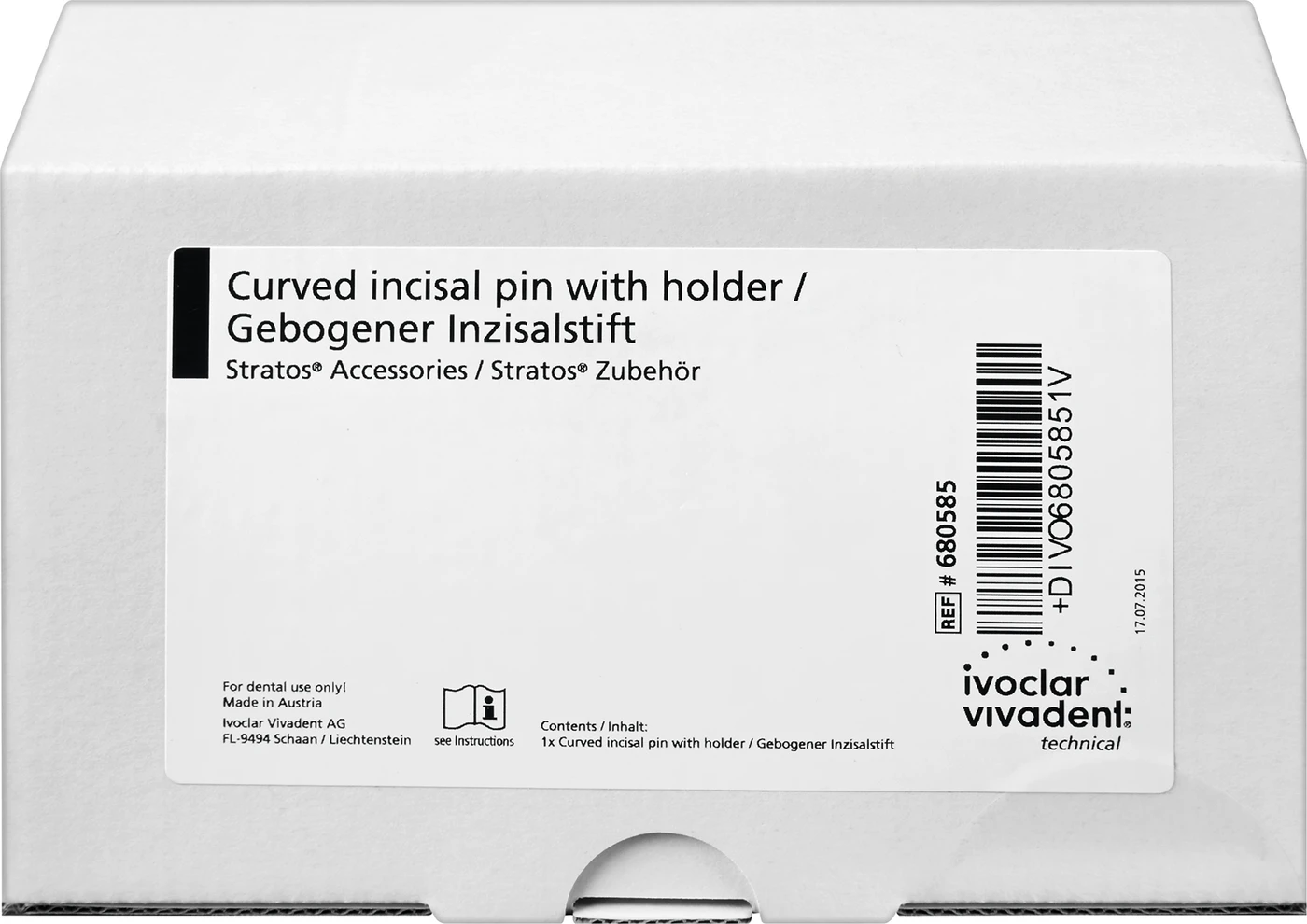 Inzisalstift Stück Inzisalstift