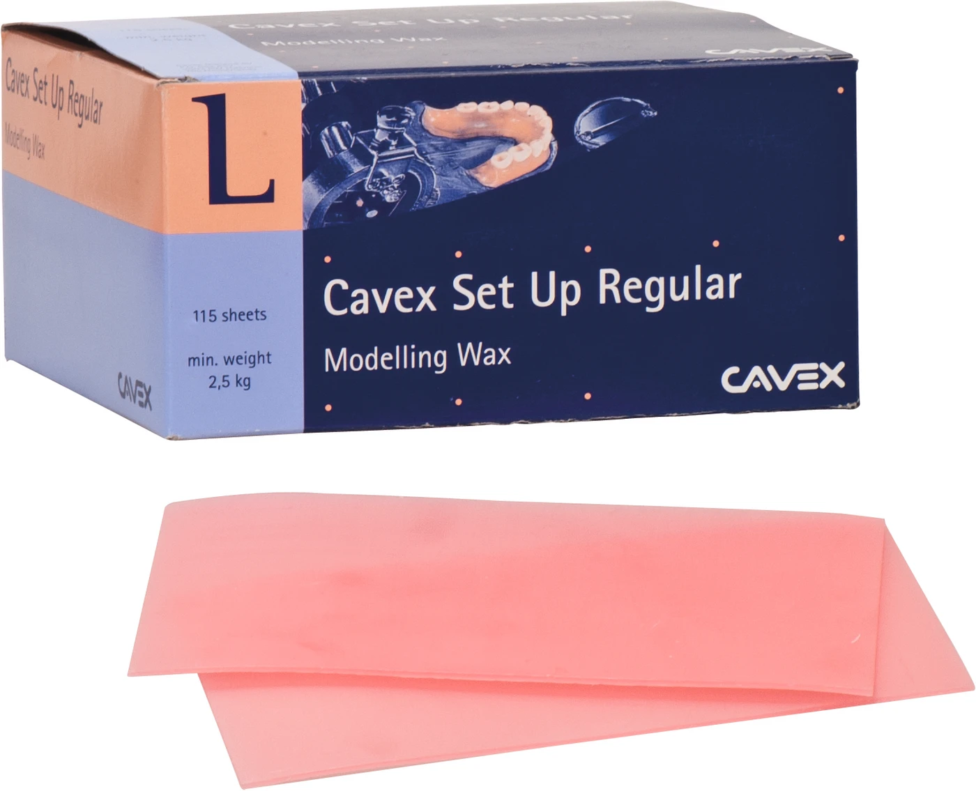 Set Up Modellierwachse Box 2,5 kg regular (115 Platten)