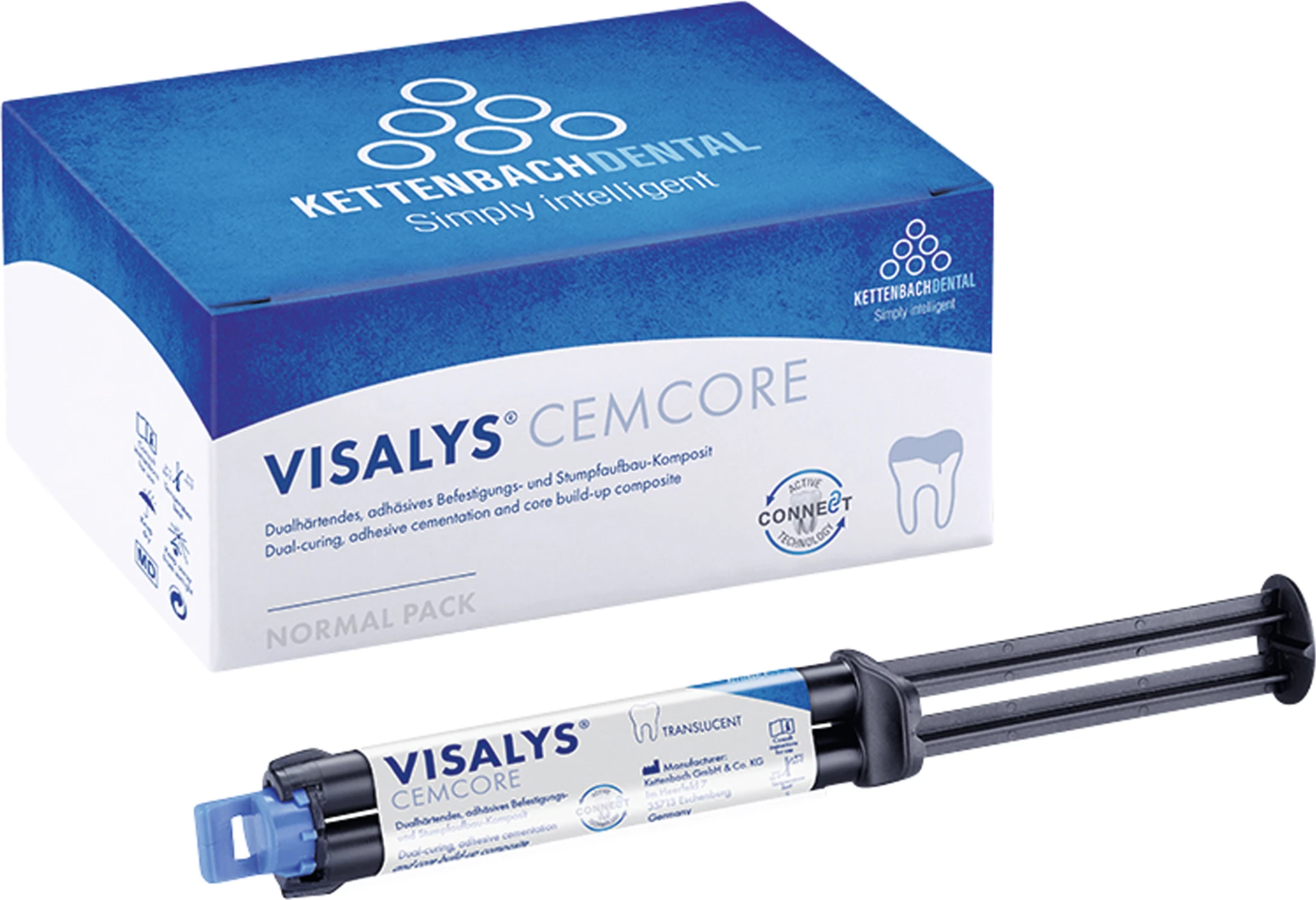 Visalys® CemCore Normal pack translucent Visalys® CemCore Normal pack translucent