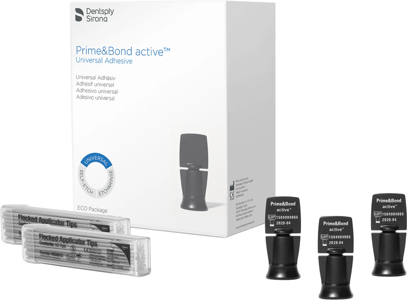 Prime&Bond active™ ECO Nachfüllpackung 240 Single Unit Doses, 2 x 50 Applikator Tips