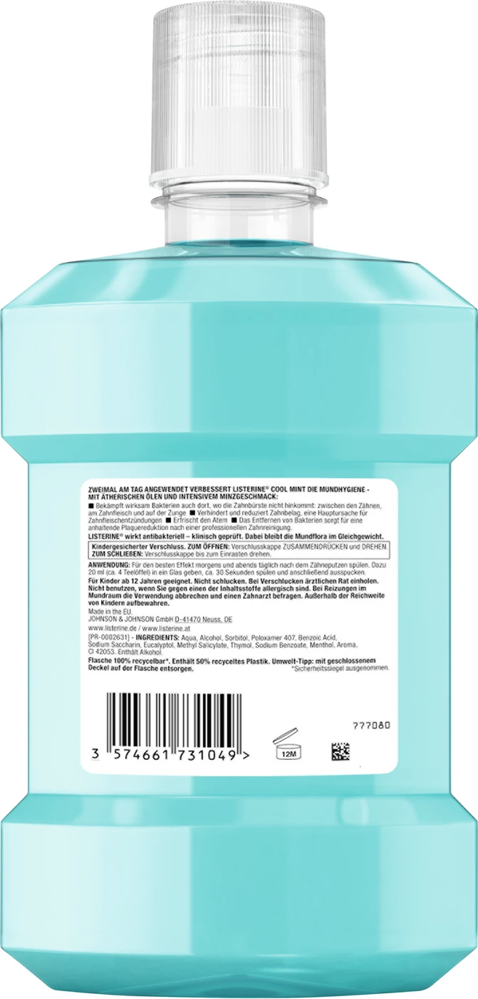 LISTERINE® COOL MINT Flasche 1.000 ml