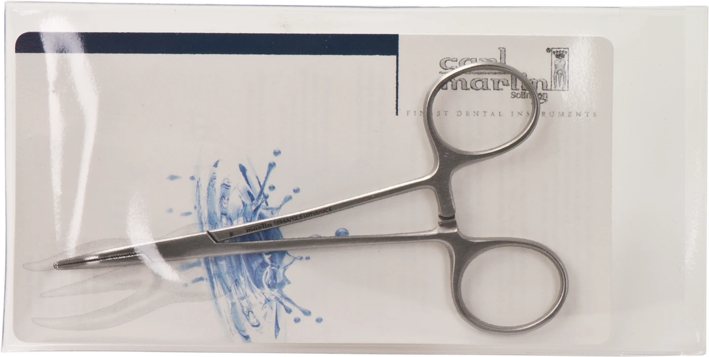 Arterienklemme nach Halstead-Mosquito Stück 1894A/12.5, 12,5 cm, gebogen