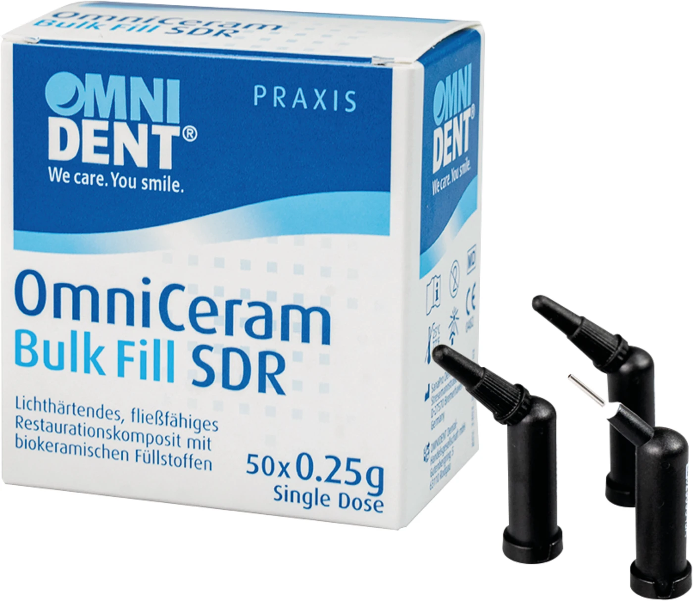 OmniCeram Bulk Fill SDR ECO Packung 50 x 0,25 g Singledose