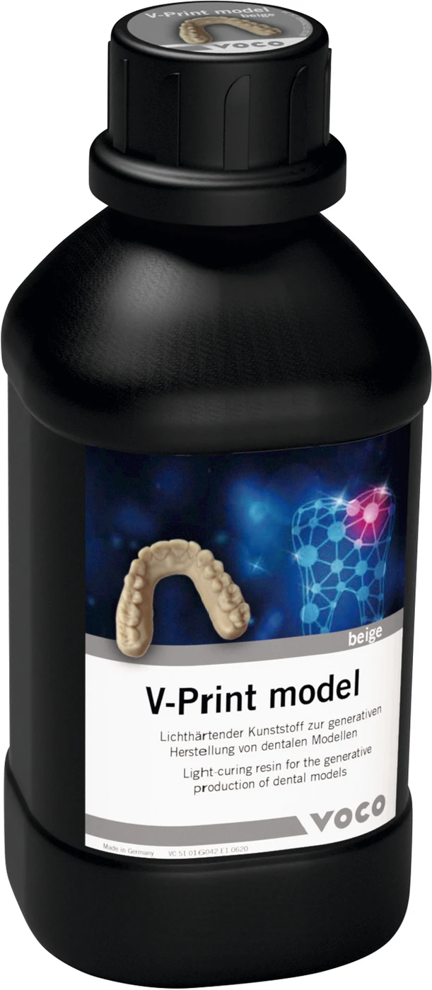 V-Print model 2.0 Flasche 1 kg beige