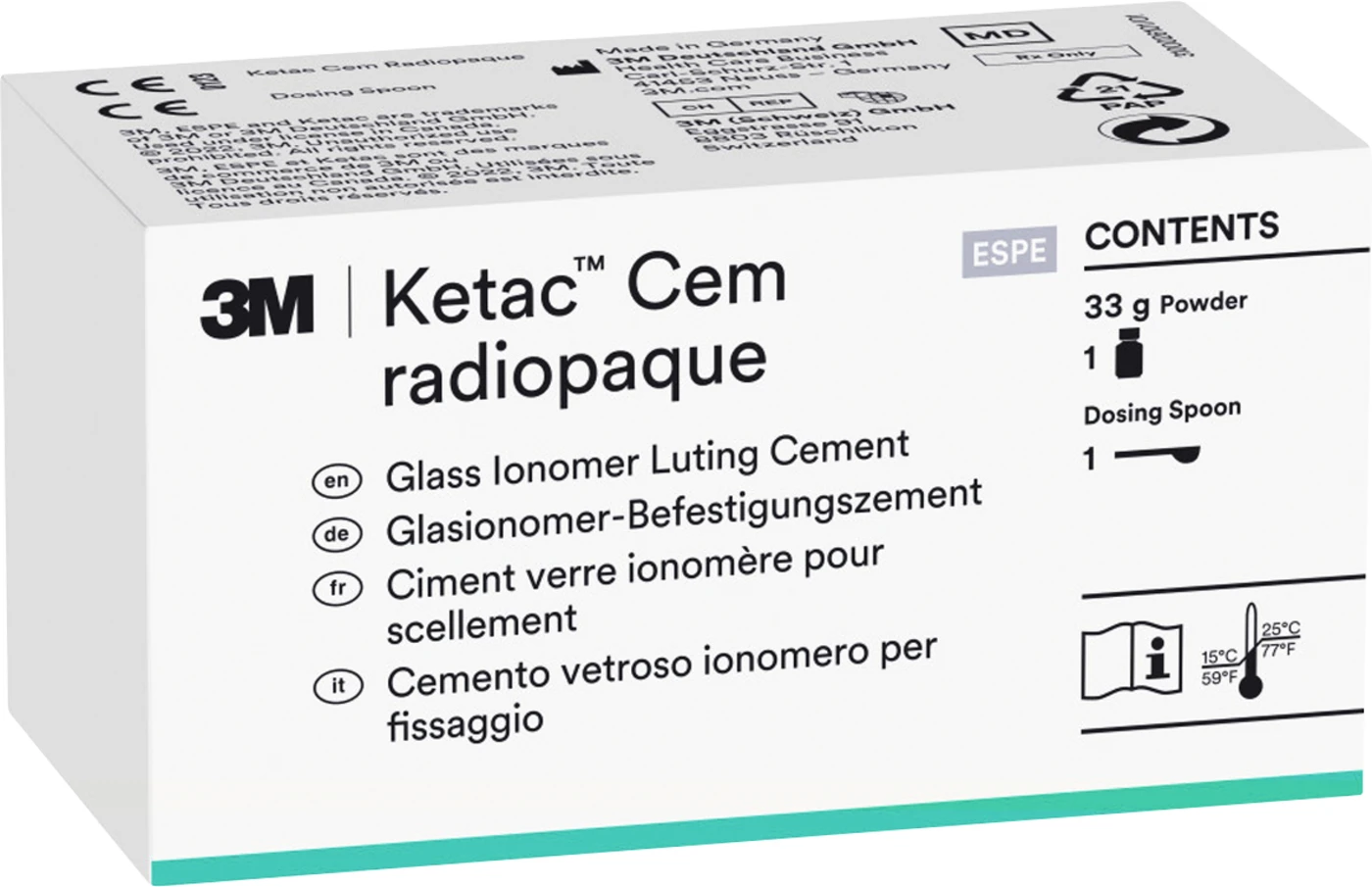 Ketac™ Cem radiopaque Packung 33 g Pulver