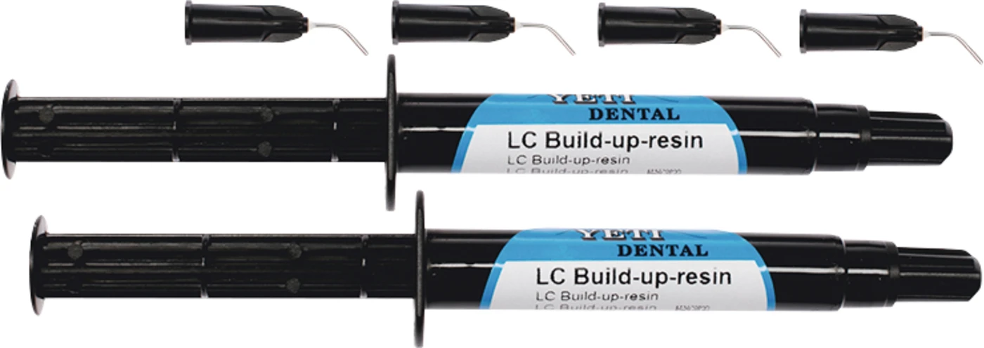 Build Up Resin LC Packug 2 x 3 g Spritze, 4 Spitzen