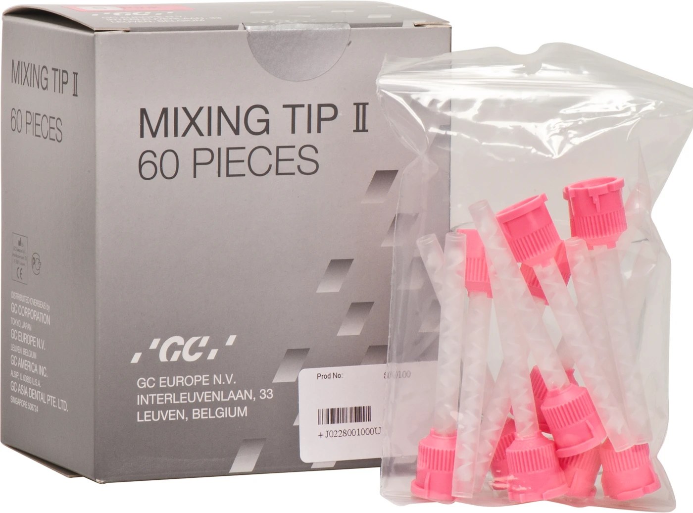 GC EXAMIX™ NDS MIXING TIPS Packung 60 Stück II rosa, Gr. S