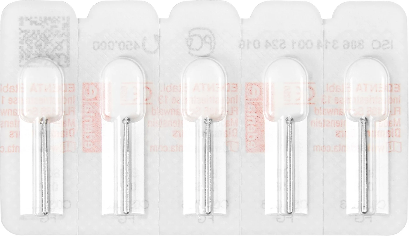 Diamanten 801 Packung 5 Stück Standard, FG, Figur 001 Kugel, ISO 016
