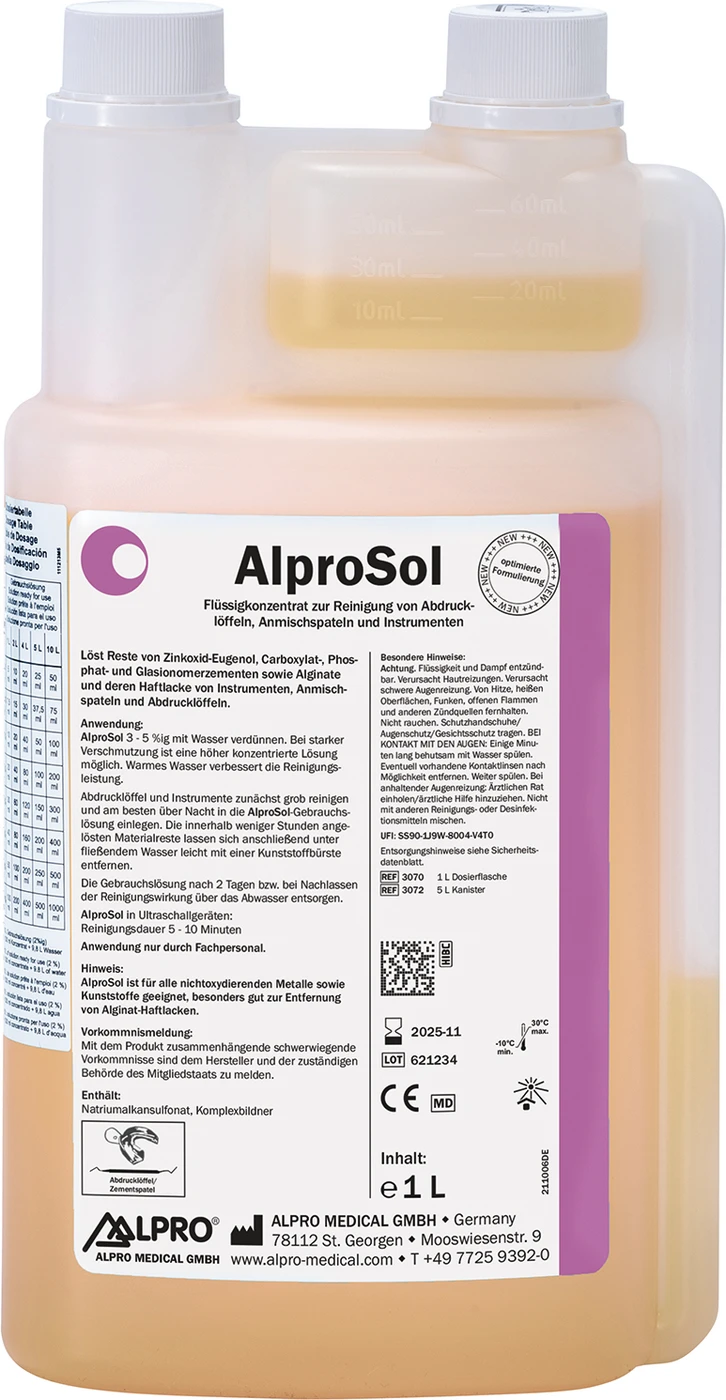 AlproSol Dosierflasche 1 Liter, orange