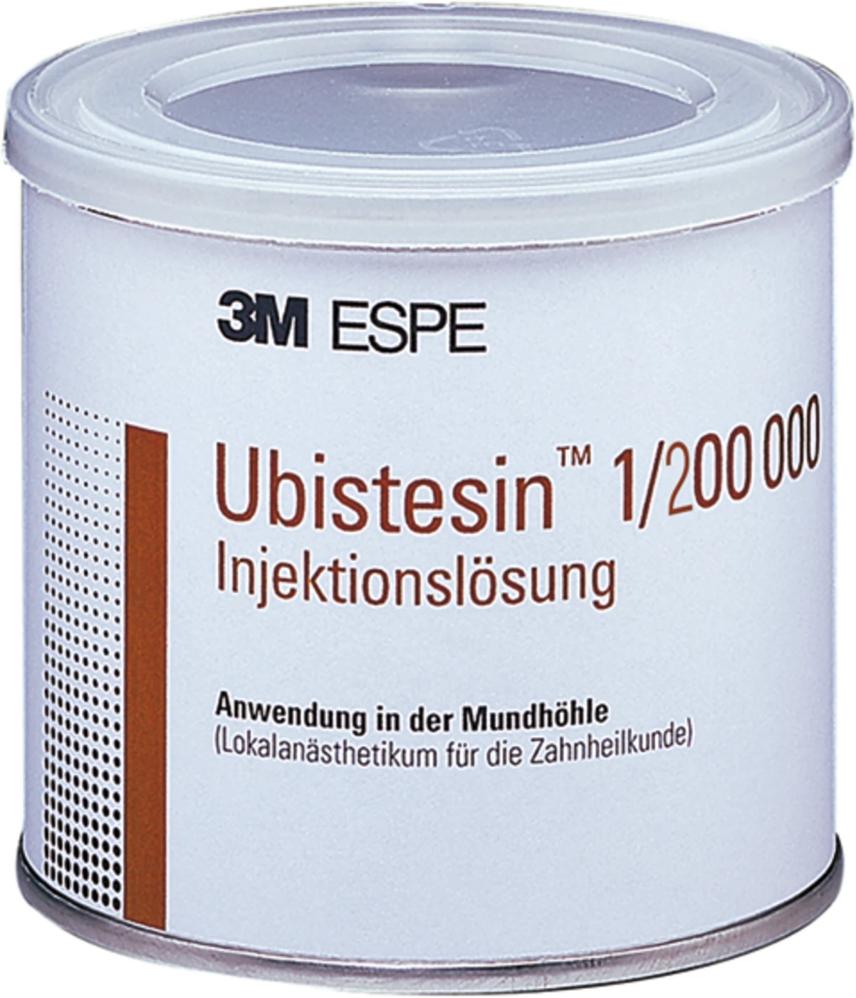 Ubistesin™ Dose 50 Stück Kappe rot, 1:200.000