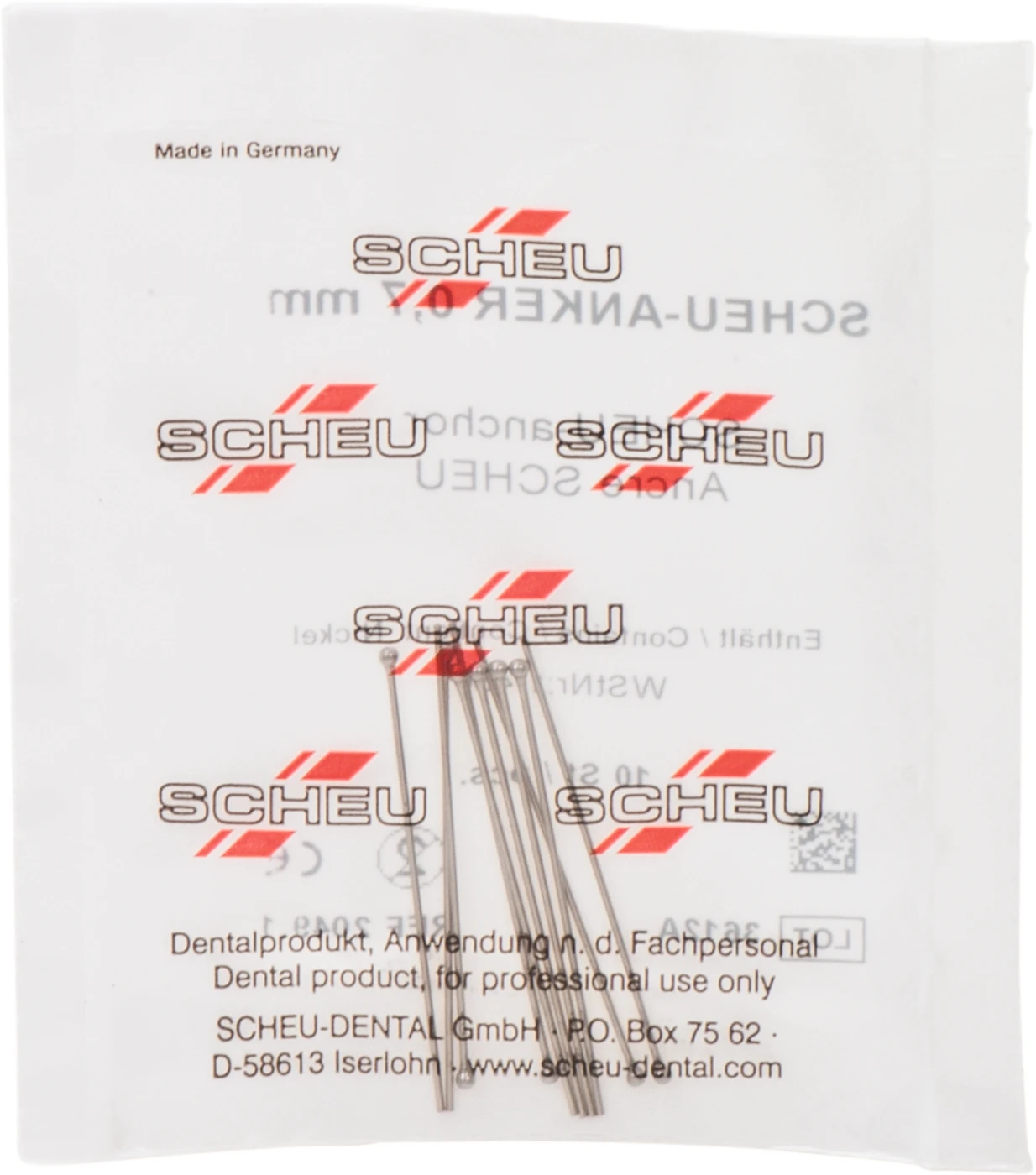 SCHEU-Anker Packung 10 Stück 0,7 mm