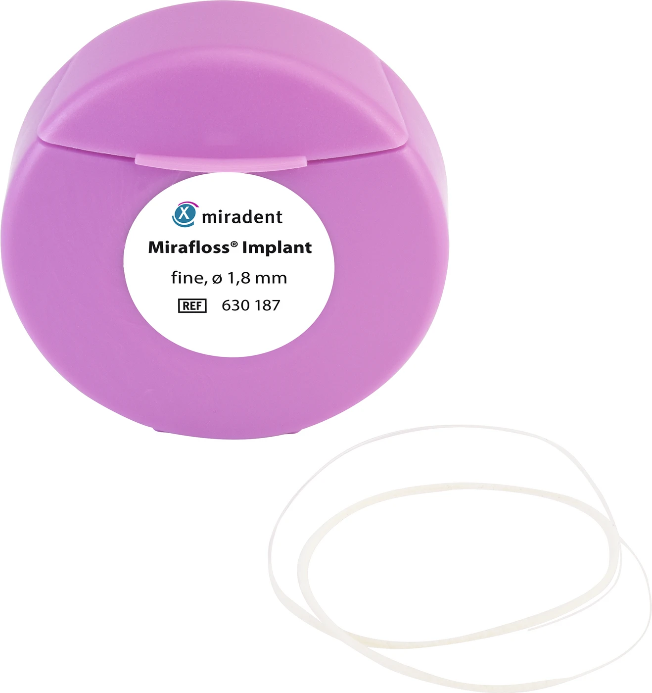Mirafloss® Implant Rolle 45 Stück fein, Ø 1,8 mm, 15 cm