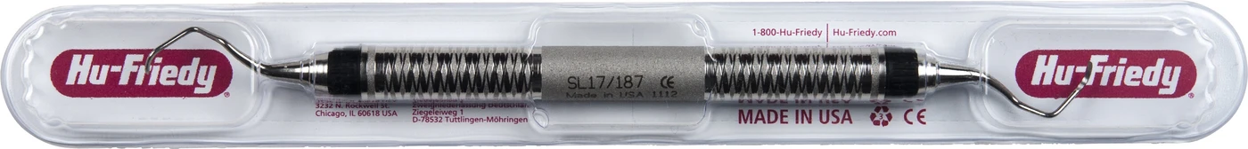 Küretten nach Langer Stück Figur 17/18, Griff #7