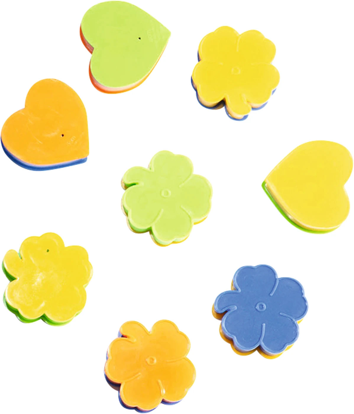 Zähnchen Behälter Packung 50 Stück bunt, 38 mm