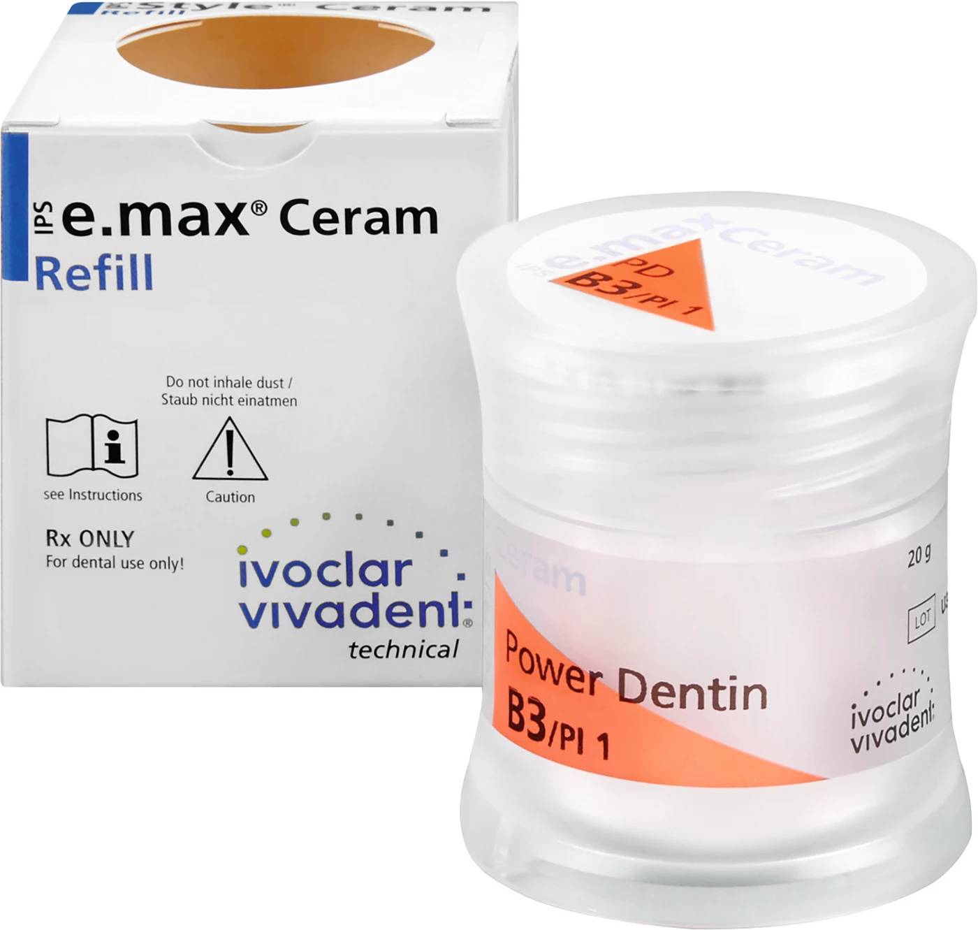 IPS e.max® Ceram Power Dose 20 g Pulver dentin B3