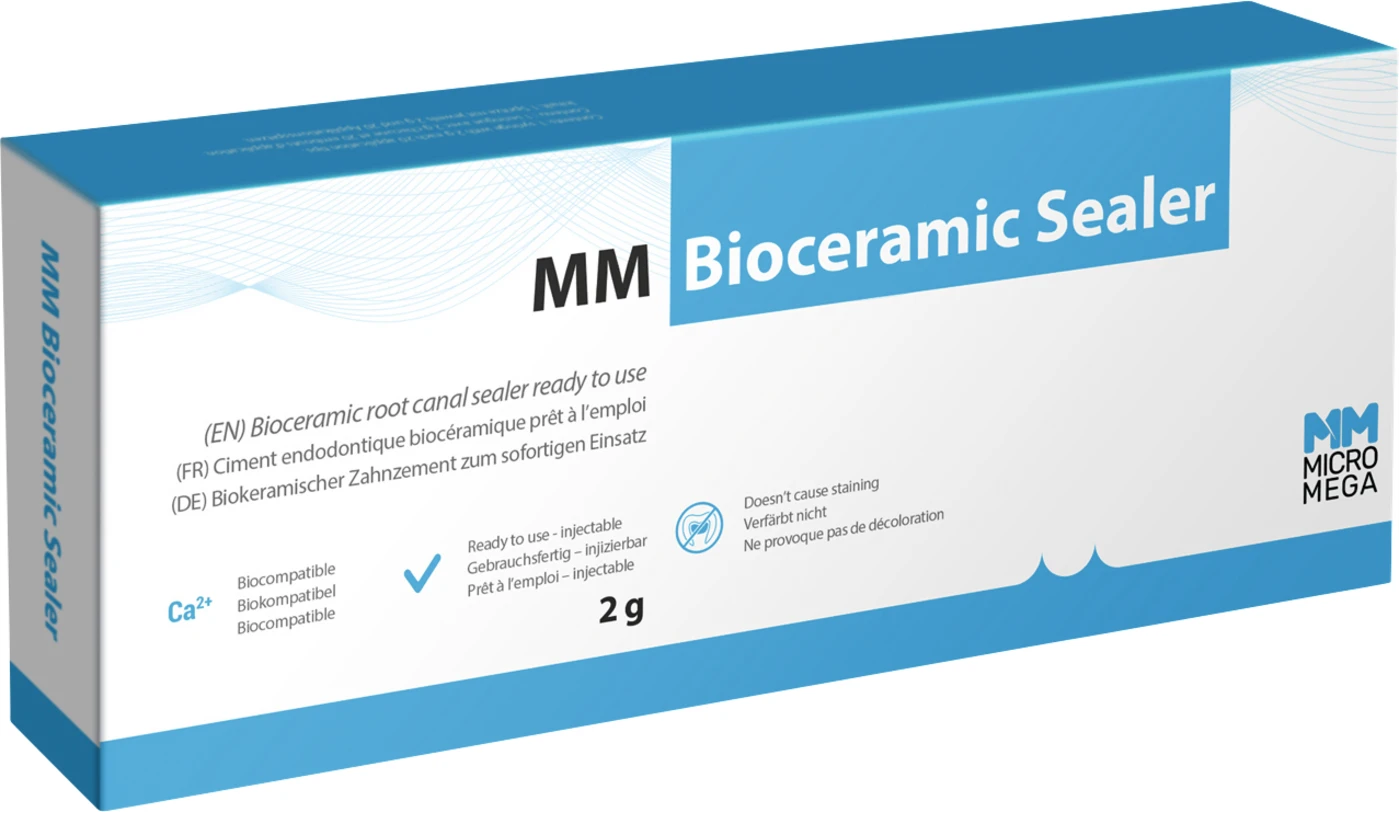 MM Bioceramic Sealer Packung 2 g Spritze, 20 Tips
